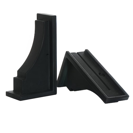 Mayne Fairfield Decorative Brackets - Black (2pk) 5856-B
